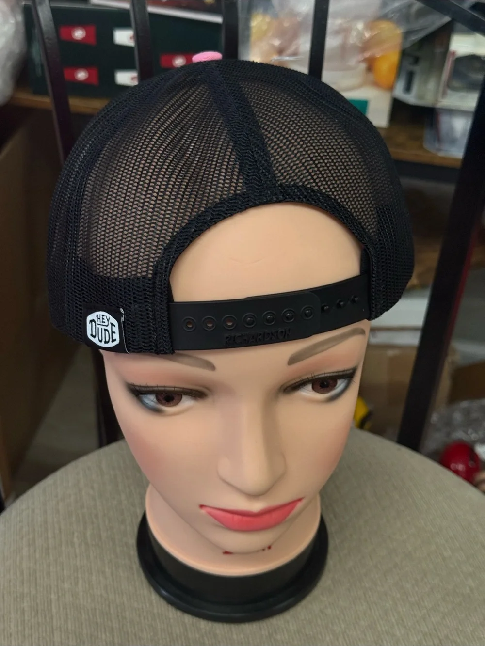 Hey Dude Pink Front Mesh Trucker Hat